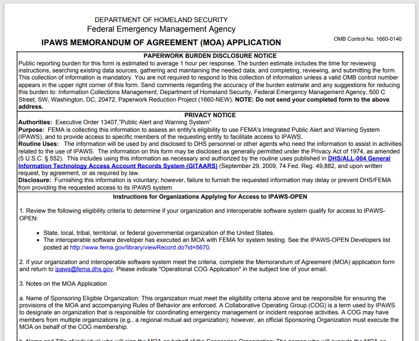 Image of IPAWS `MOA, page 1