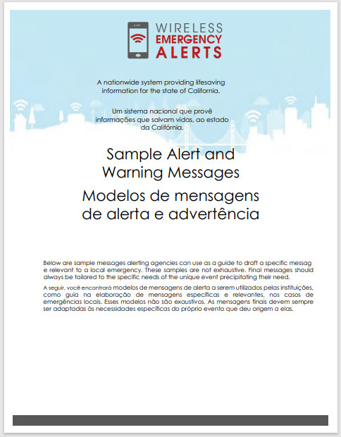 Image of the Sample AW Messages Portuguese document