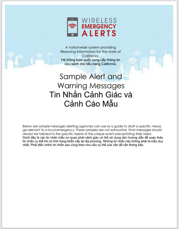 Image of the Sample AW Messages Vietnamese document